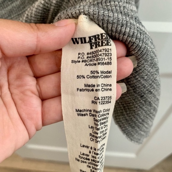 Aritzia Wilfred Free Ribbed Midi Dress - Picture 8 of 8